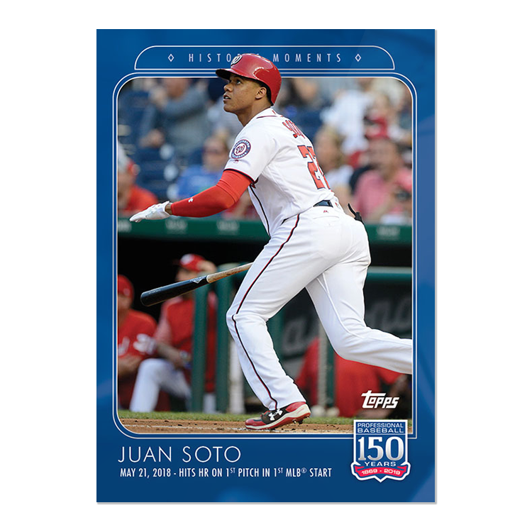 CardboardStats's tweet image. New #150YearsofBaseball cards!

#103 Willie Stargell, Pirates - Records &amp;amp; Award Winners
#104 Juan Soto, Nationals - Historic Moments
#105 Ken Griffey Jr., Mariners - Artist Renditions

Griffey artwork by @GraigKreindler and also available in auto parallels!