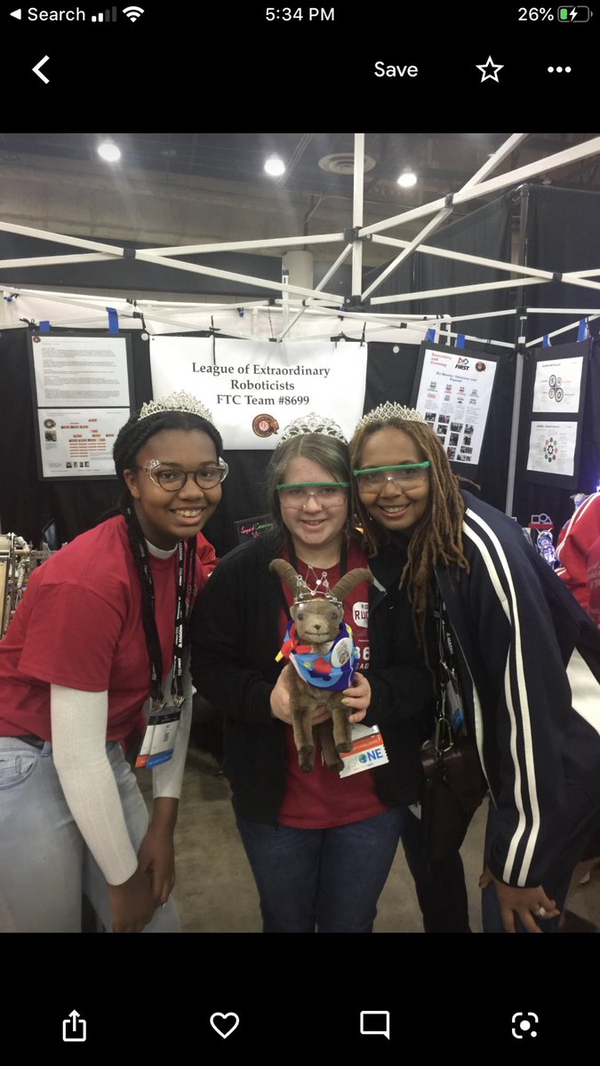 ler8699's tweet photo. Hey @CollinsAero, @FIRSTweets is #RedefiningFutures for our team by inspiring us to be better Roboticists so that we can inspire others to do the same! Thank you! https://t.co/i3G9ZIOnjP