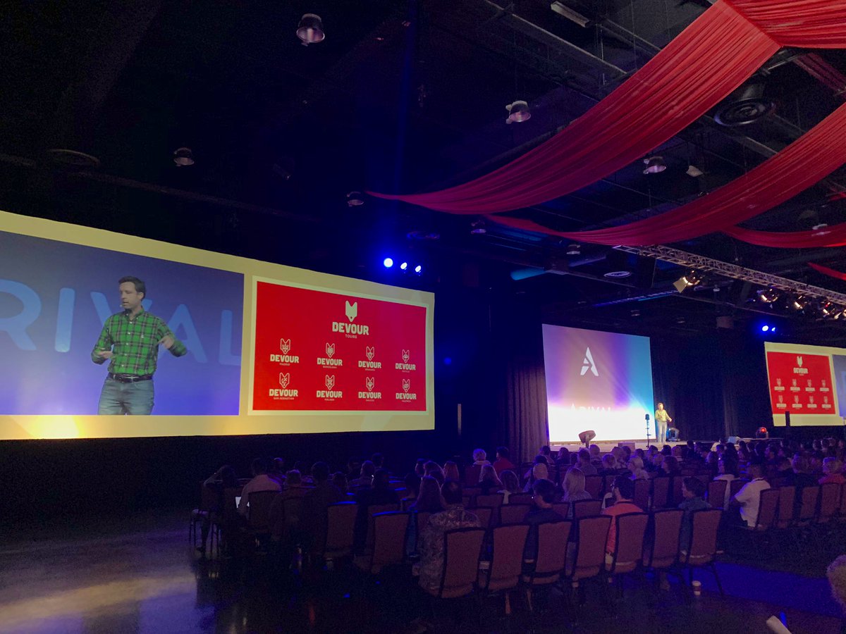 Listening to @JamesBlickSpain of <a href="/devourtours/">Devour Tours</a> rock the house at <a href="/arivaltravel/">Arival</a>. Inspirational story about growing a respected food tour brand. #arival #arivaleventdevour