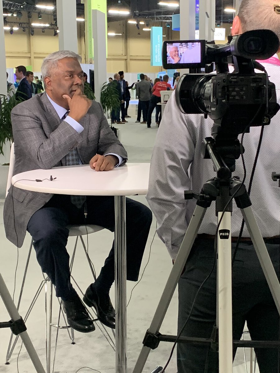 How lucky! We get to hear more from George Kurian <a href="/NetAppCEO/">George Kurian</a> about the conversations started at this morning’s keynote. #NetAppINSIGHT with <a href="/CRN/">CRN</a>