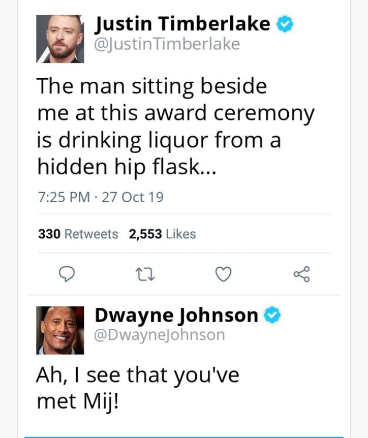 theRealRatPack's tweet image. Bugger, caught out again, this time by @justintimberlake
@TheRock
Sorry Jim 😎
Synched to Twitter: (theRealRatPack)
#ResearchAndTravelServices 
#facxual_events
#keeping_it_unreal