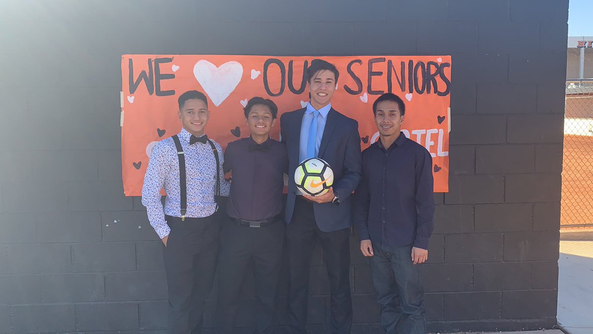 Senior Day here at Chap.     Boys Soccer
