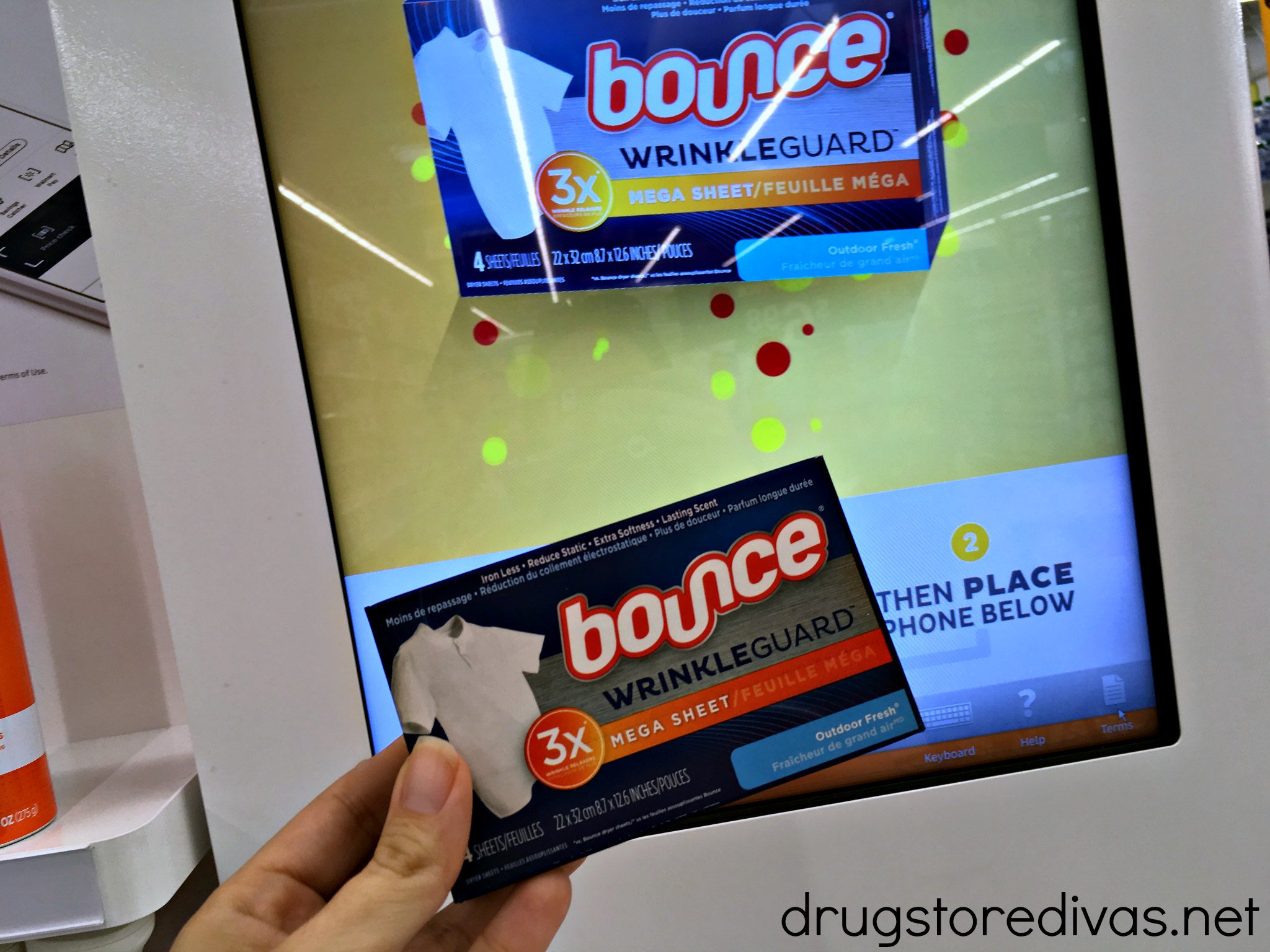 Bounce dryer sheets.