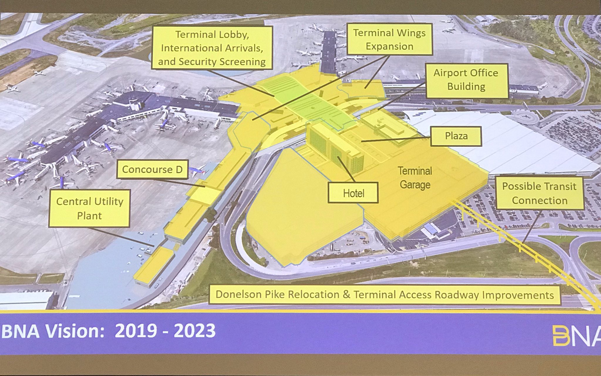 Nashville Tennessee Airport Map Flair Airlines BNA Terminal Nashville