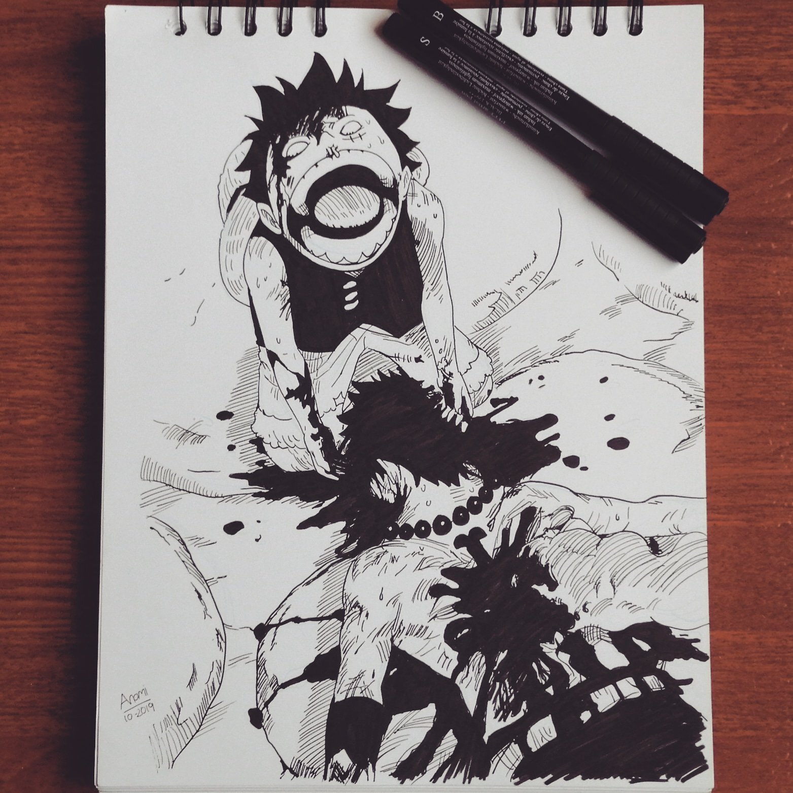 Desenheiro nas horas vagas 🇧🇷 on X: Luffy - One Piece #desenho #drawing  #draw #luffy #onepeace #illustration #cool #ilustração #amazing#fanart  #anime #art #arte #manga #ink #nanquim #nanquimart   / X