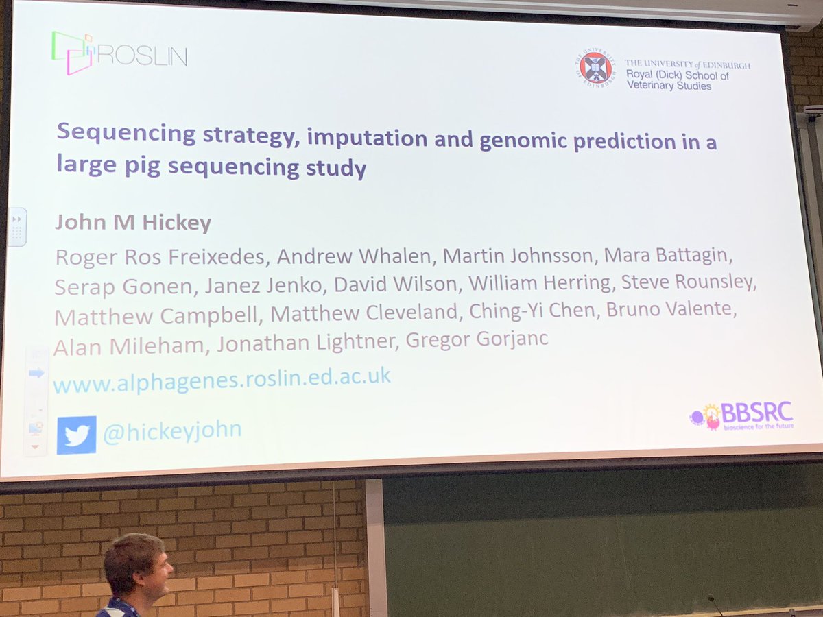 aaabg2019's tweet photo. PLENARY 3 Theatre 133
8:30 AM John Hickey
Sequencing strategy, imputation and genomic prediction in a large pig sequencing study
#AAABG2019 https://t.co/8ePYvgQSa5