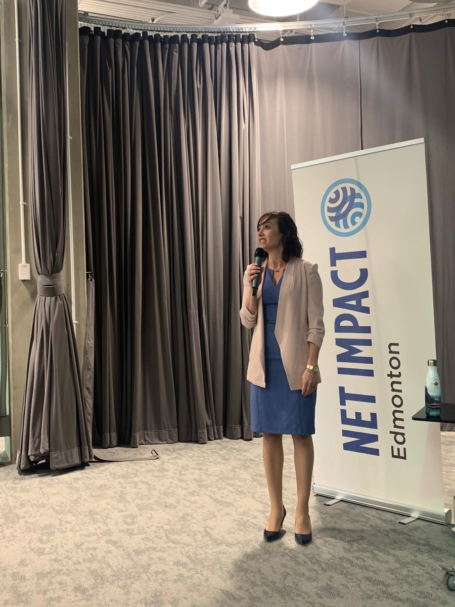 ashtonpaulitsch's tweet photo. Thank you to our @NetImpactYEG team as well as @roundhousechng @MacEwanU and AIMCo for an excellent #RIWeek19 event on water risk! Lots of opportunities in this space https://t.co/C6L8T3SGPA