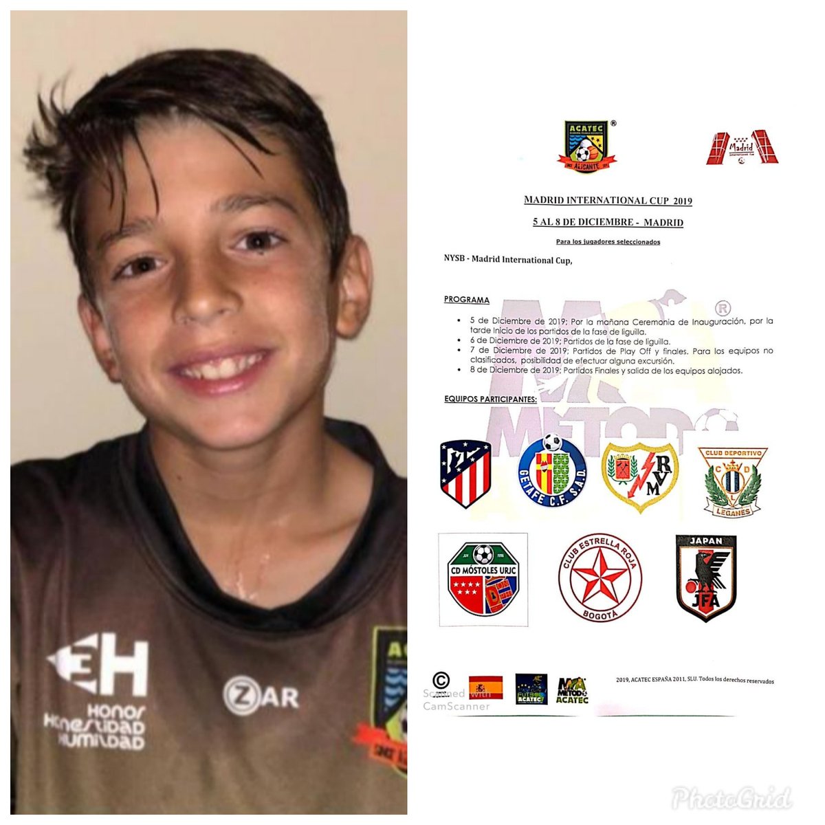 EISdeportes's tweet image. ⚽Nuestro jugador #alevín Noah Mateo Sempere ha sido seleccionado para disputar la #MadridinternacionalCup2019 con la Selección ACATEC ESPAÑA ÉLITE
¡Enhorabuena Noah 💪⚽🥅🇪🇺👏! 
@EISnews #EuropaEsMiColegio
#MetodoAcatec #AcatecEspaña