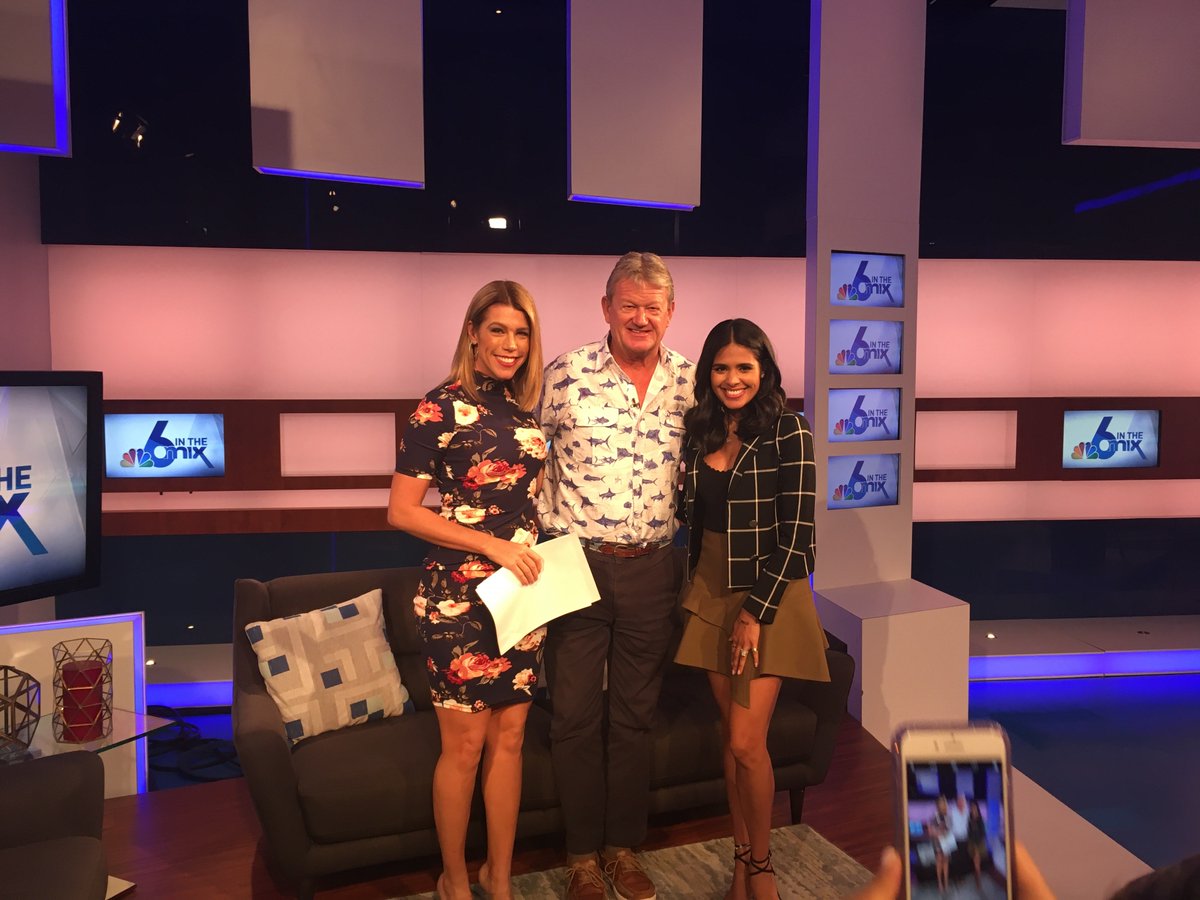 PiersonGrantPR's tweet image. .@DrGuyHarvey talked about ocean conservation, fundraising, fashion and boat show week at @NBC6intheMix today! Thanks so much, @nbc6 for hosting us today! #saveourseas #GHOF