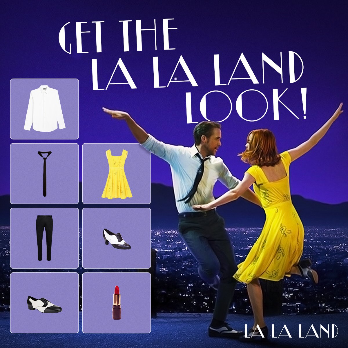 la la land purple dress Emma Stone Sings For Latest 'La La Land' Film Trailer