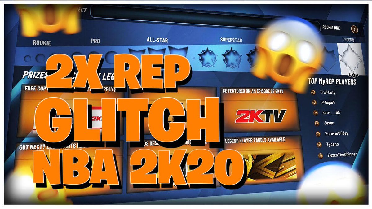 2X REP GLITCH TUTORIAL NBA 2K20!!
WATCH HERE:youtu.be/z3PJeoZDOO4
#NBA2K20