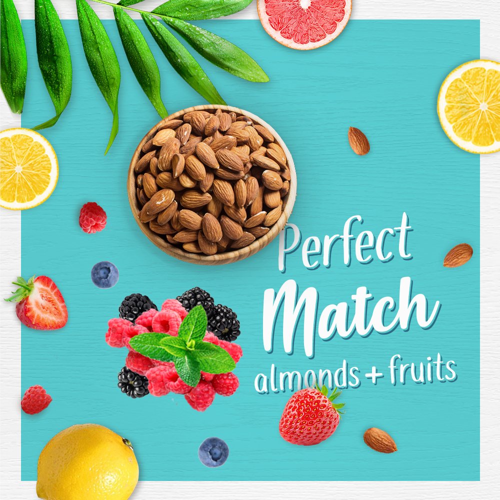 recipe33's tweet photo. To enhance your experience with RECIPE 33 infused almonds, we're kicking off Perfect Match weeks. 😍😍😍 
This first Perfect Match week will be all about fruits. 🍓🍐🍇🍎🍍 Stay tuned, pick your favorite match, and let us know how do you like it. Enjoy!⠀⠀ https://t.co/AxBgTN7JJJ