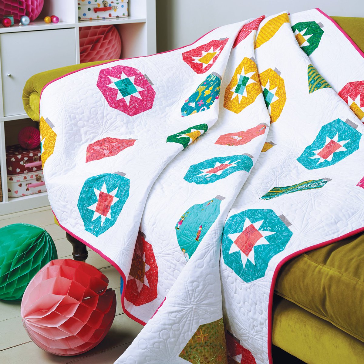 An LP&amp;Q Christmas contains a little kitsch and a lot of colour! Make Gracey Larson’s bright baubles with her Deck the Halls pattern, only in issue 79