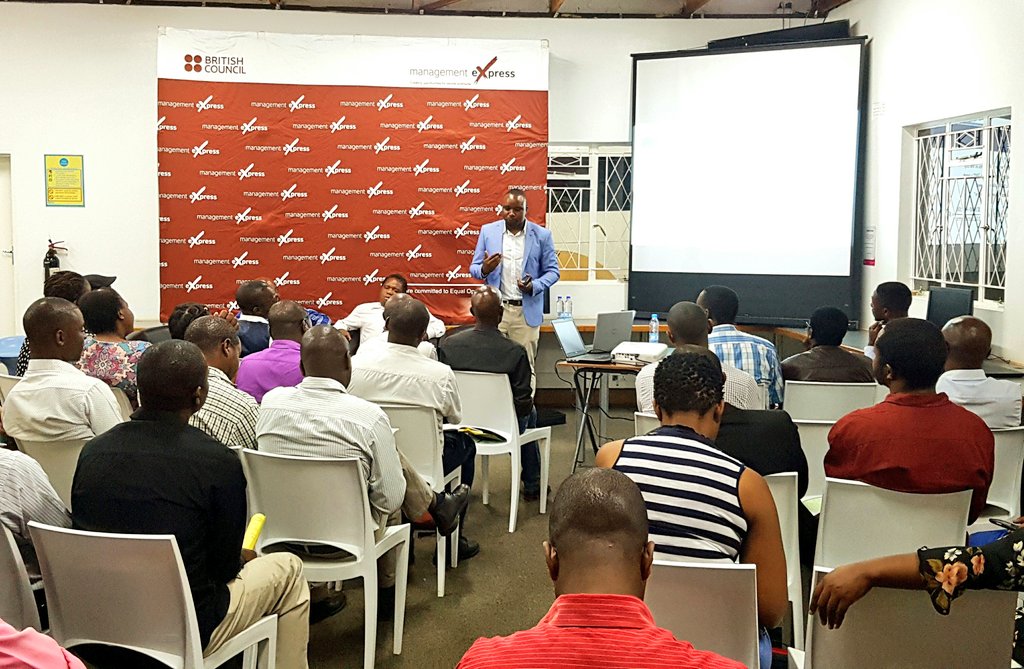 zwBritish's tweet photo. We thank Valentine Gondo for a great presentation on the importance of data in today's business decision making. Watch out for the next #ManagementExpress forum next month. #MExForum https://t.co/2dN9xEDA8p