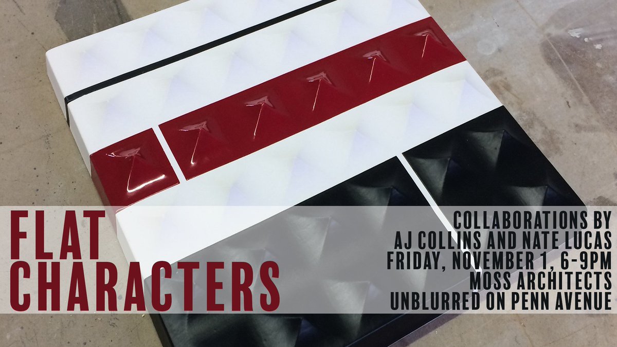 mossArchitects's tweet photo. mossArchitects is thrilled to welcome AJ Collins from Jowdy Studio and Nate Lucas from Pittsburgh Urban Tree to our gallery this Friday, November 1 (6-9pm) for Unblurred on Penn #mossarchitects #jowdystudio #pittsburghurbantree #flatcharacters #unblurred #pennavenue412 https://t.co/0yljAFxNx9
