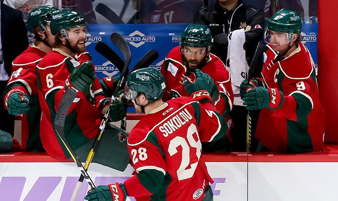mnwprospects's tweet photo. The Iowa Wild have assigned Dmitri Sokolov to the Allen Americans ECHL. Sokolov appeared in 1 game for Iowa this season. Sokolov had 16 goals &amp; 14 assists last year with Iowa. The Minnesota Wild picked Sokolov 7/196th in the 2016 NHL draft. #mnwild https://t.co/4XiDfqDPOl