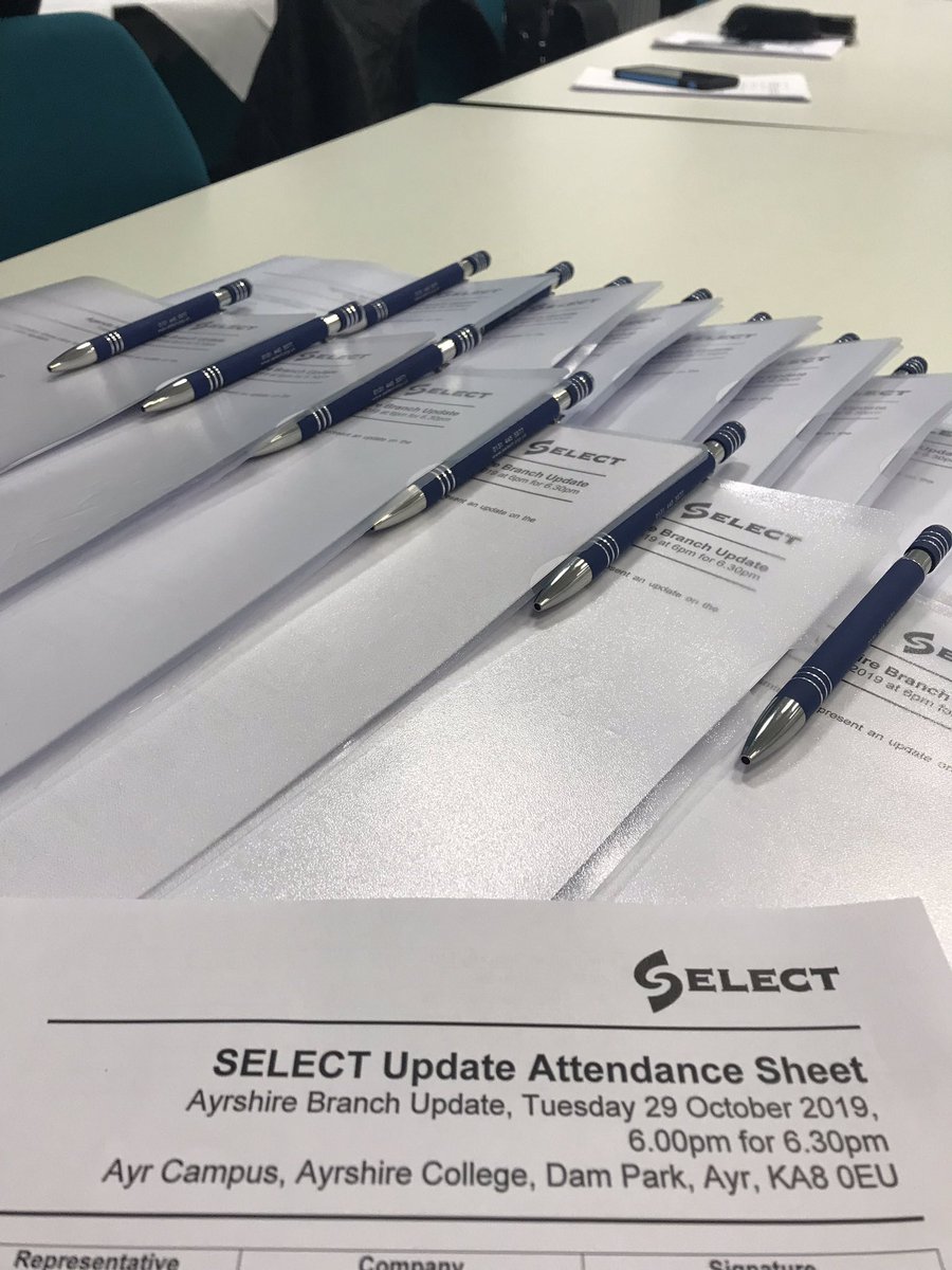 SELECTFiona's tweet photo. We are here! 🤓 @SELECT_Stuart @Regulate_SELECT @Updates_SELECT #Ayrshire #SELECT #Electricians #BranchUpdate https://t.co/8rfgMNvSLH