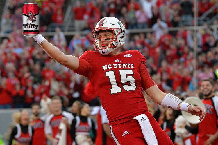 NCSUFans's tweet photo. Ryan Finley is now officially the FOURTH former NC State quarterback currently starting in the NFL. https://t.co/YoK9Sg20AO