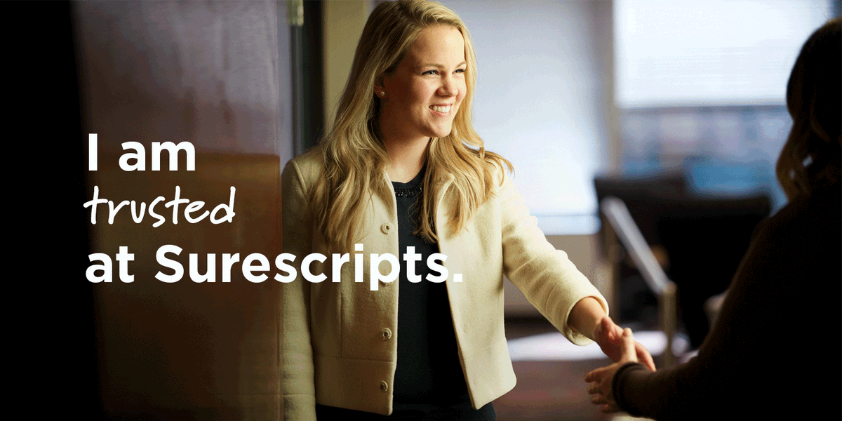 Surescripts's tweet image. We celebrate and trust people who meet commitments and deliver promised outcomes. And with trust comes added flexibility and autonomy. Intrigued? Check out our employment opportunities: surescripts.com/our-story/care… #LifeAtSurescripts