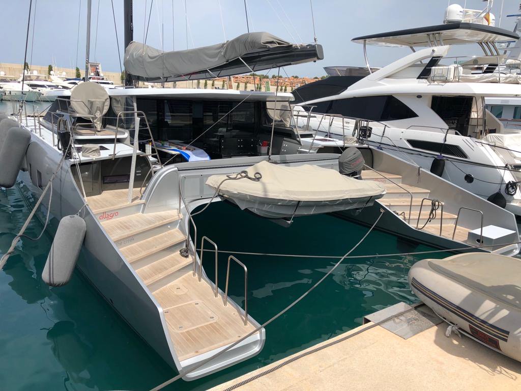 A great new project for our service team! We have started service work on #sailing #yacht Allegra and have already repaired the sliding door. We are now updating the hydraulics and placing an AC sound shield. Any #service demand? Call +34699102701/ email: info@vittersservice.com.