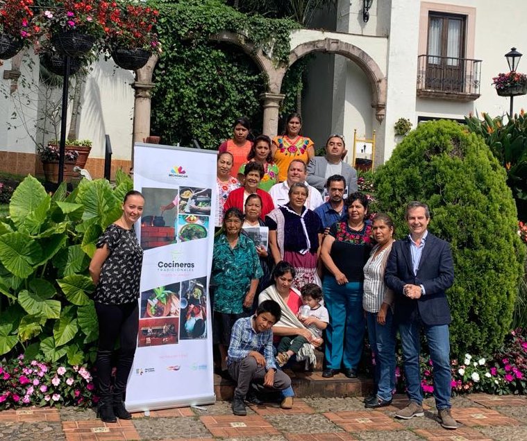 Continuamos con el programa de capacitación de Cocineras tradicionales, ayer en Uruapan. Gastronomía tradicional y turismo una combinación imparable y sostenible.