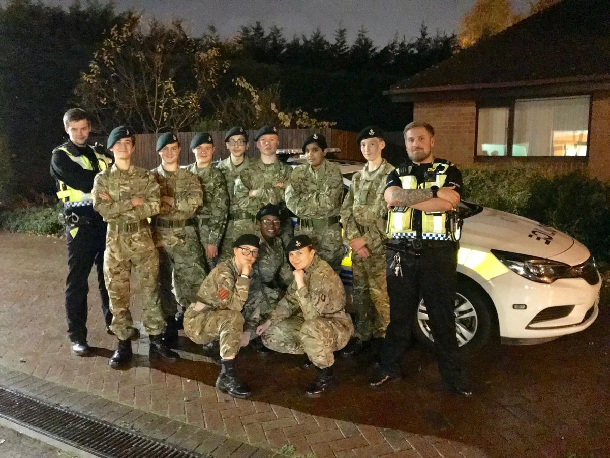 Last week cadet from 19th (Kents Hill) Platoon enjoyed a visit from <a href="/BTP/">British Transport Police</a> learning about policing the railways, track safety and train safety.  Thanks to Officer Richardson for an informative evening