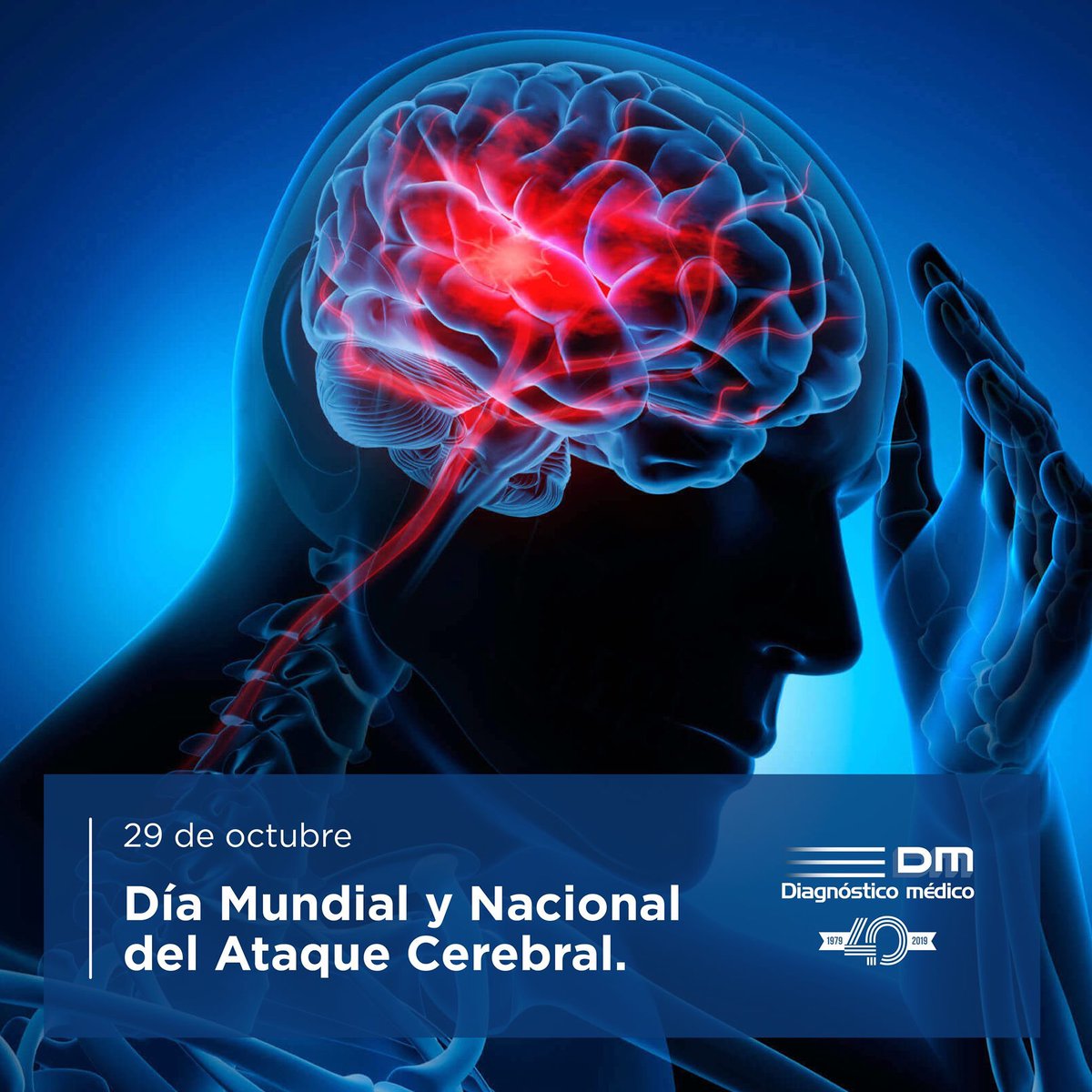🗓29 de Octubre | Día Mundial y Nacional de Acciones de Prevención contra el Ataque Cerebral🧠
.
.
🏥 Sedes: Junín 1023 CABA | Av. Cabildo 488 CABA 
📞 Central de turnos 4821 6900
📱 Turnos por Whatsapp 11 3700 8000