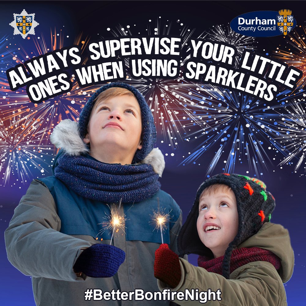 CDDFRS's tweet photo. 🎇Sparklers can reach temperatures of up to 2000 degrees🌡️ so please supervise children and never give a sparkler to a child under 5👨👧👦Light them one at a time and put used ones in a bucket of cold water 🎇#BetterBonfireNight https://t.co/bZFsgSmvAb
