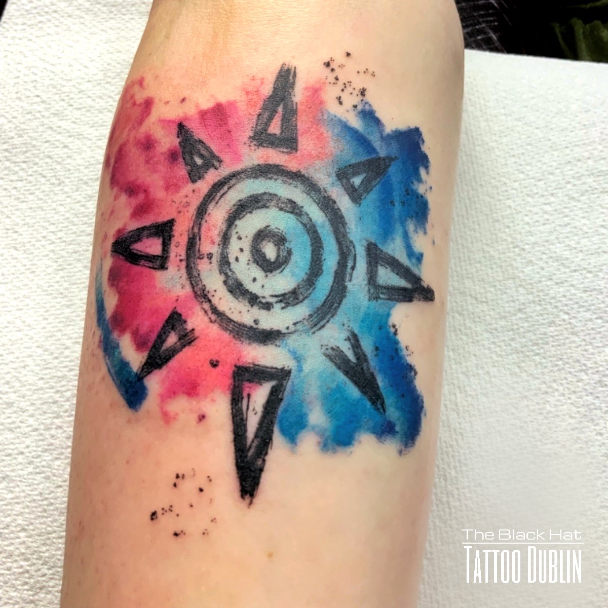 Tattoos By Remington  I did this digivice and Crest Im a super big fan  of digimon and kinda jealous that I dont have my digivice tattoo yet had  alot of fun