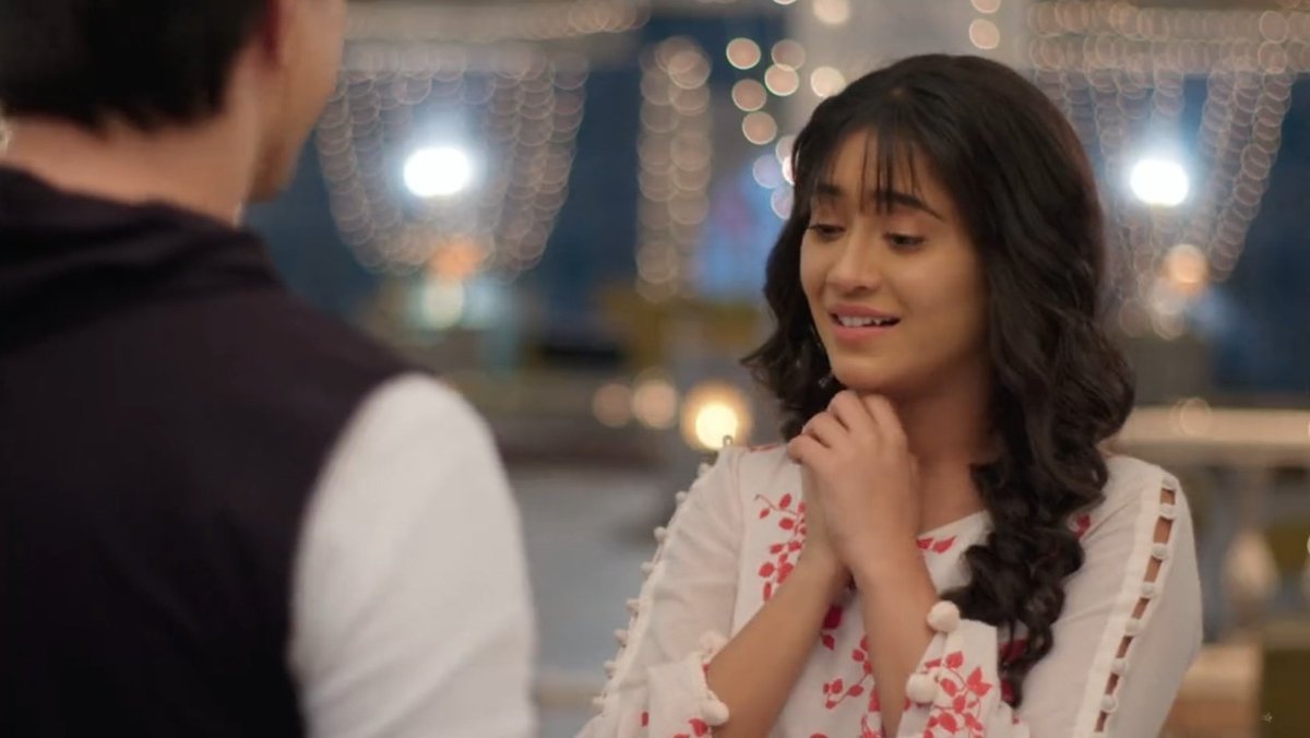 Not as special as a hug, yet not as incomplete as a verbal wish -  #Kaira settle on a handshake - wondering how things became so awkward & formal between themThey, who couldn't stay a moment apart, were now trying to express their love with the gentle squeeze of the hand #yrkkh