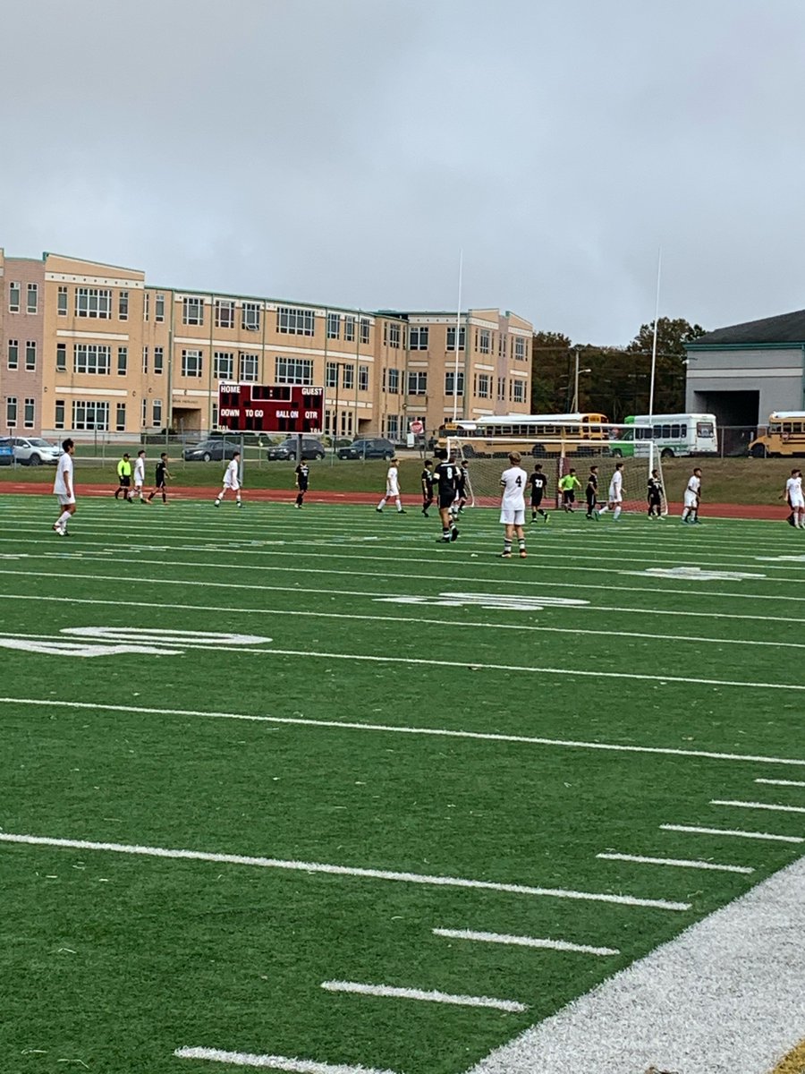 Varsity soccer playoff game at Pleasantville is underway!@MTHSAthletics1