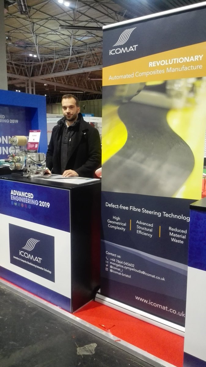 iCOMAT (@i_comat) on Twitter photo Everything is set up for tomorrow. Two exciting days ahead! Come visit our stand at the Enabling Innovation zone <a href="/advancedenguk/">Advanced Engineering</a> #AEUK19 #innovation #composites #manufacturing #ManufacturingUK Everything is set up for tomorrow. Two exciting days ahead! Come visit our stand at the Enabling Innovation zone <a href="/advancedenguk/">Advanced Engineering</a> #AEUK19 #innovation #composites #manufacturing #ManufacturingUK