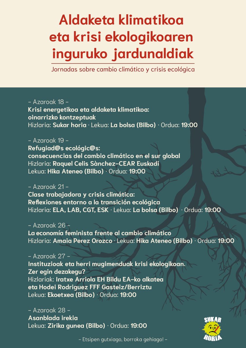 Resultado de imagen de sukar horia jardunaldiak