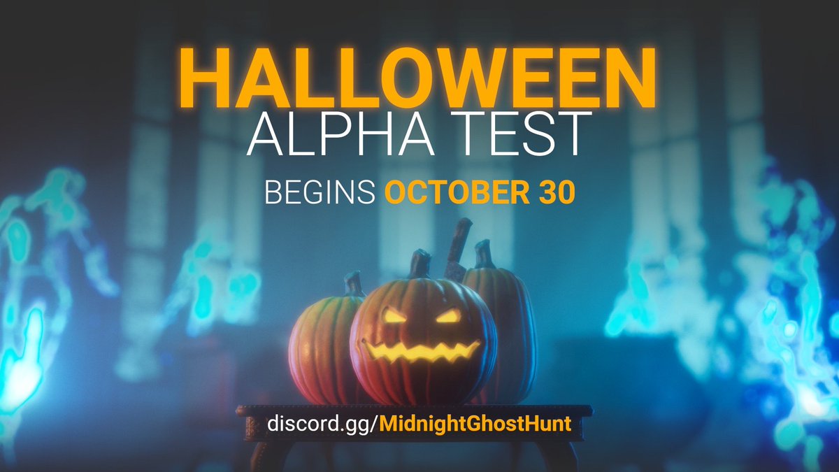 PlayMGH's tweet image. Our Halloween Alpha test starts tomorrow! Want a chance at winning a set of Alpha Keys? 🔑

➡ FOLLOW @NightGhostHunt
🔁 RETWEET this post
⬇ TAG (@) a friend you would like to Ghost Hunt with!

Winners will be randomly selected throughout the next few days. 👻🎃

#ue4 #indiedev