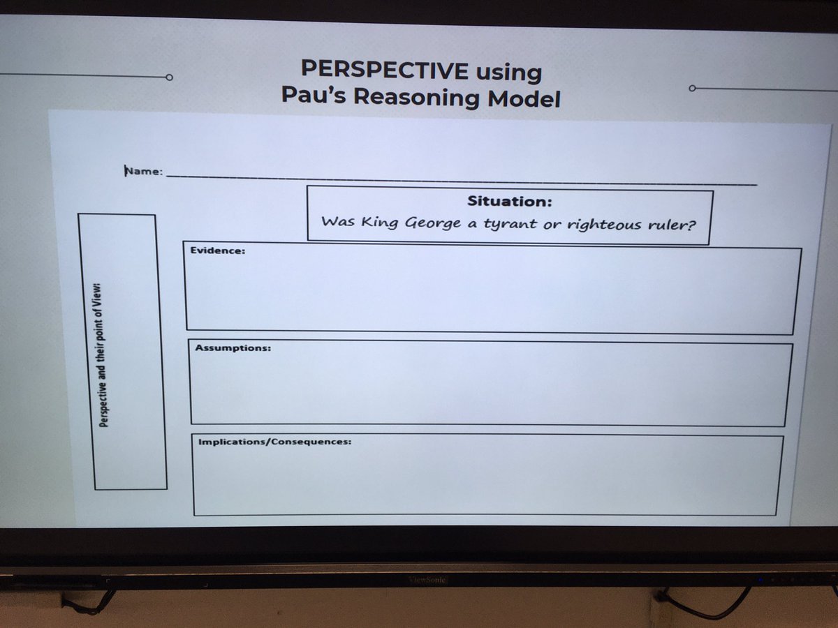 Digging into depth and complexity to determine if King George was a Righteous Ruler or a Tyrant? #historicalperspective @CongerCasey @WTCookeSchool @SarahDonnellyVB