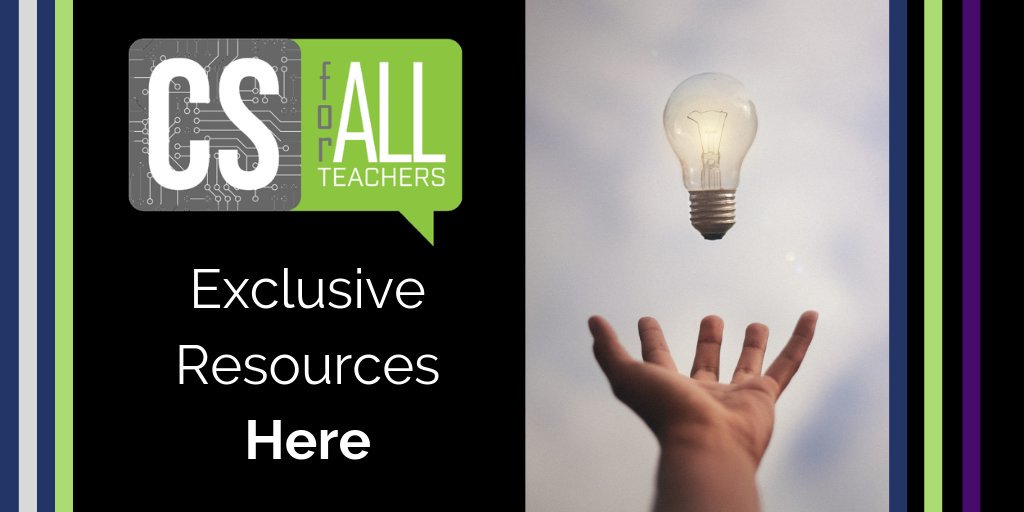 Are you a #compsci #teacher looking for resources? #CSforAllTeachers has you covered! Join our community today: csforallteachers.org/user/register