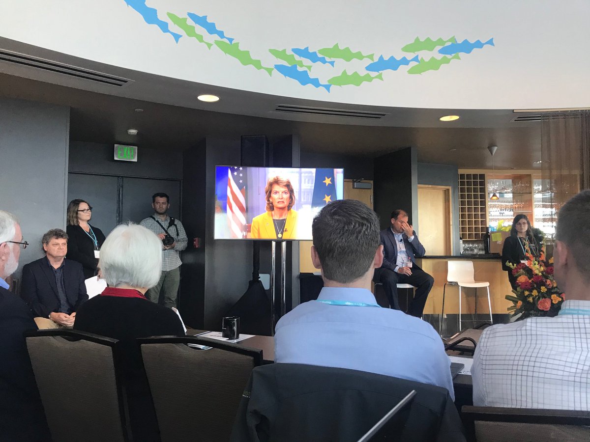 NetYourProblem's tweet image. Great opening to the first @wildAKpollock Annual Meeting with remarks from @lisamurkowski, AK Senator Stevens and @craigamorris. The enthusiasm is tangible!  #GAPPAM2019 #PerfectProtein