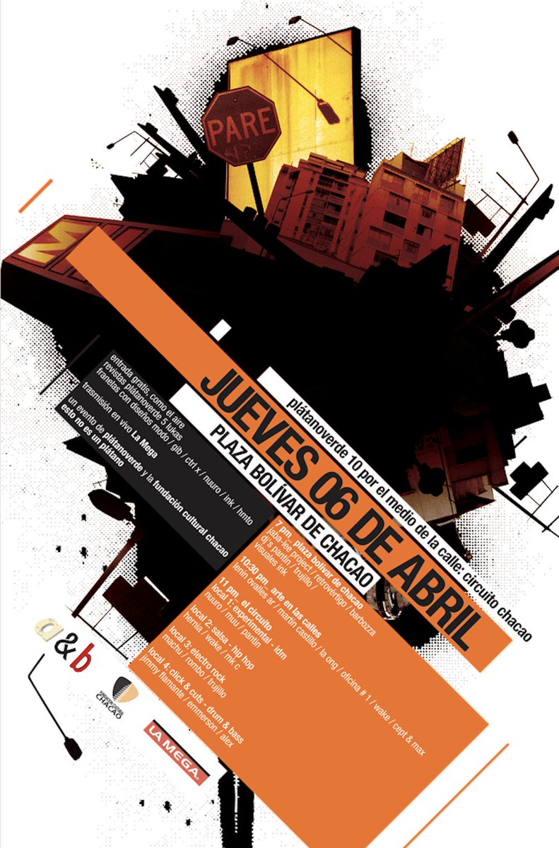 Muchos desconocen como fue el "primerísimo" Festival "Por el Medio de la Calle" - pues aquí te dejo el afiche original q invitaba a la comunidad "platanera" a tomar las calles -podrás ver como fue su circuito y quienes fueron los artistas q nos acompañaron aquella histórica noche