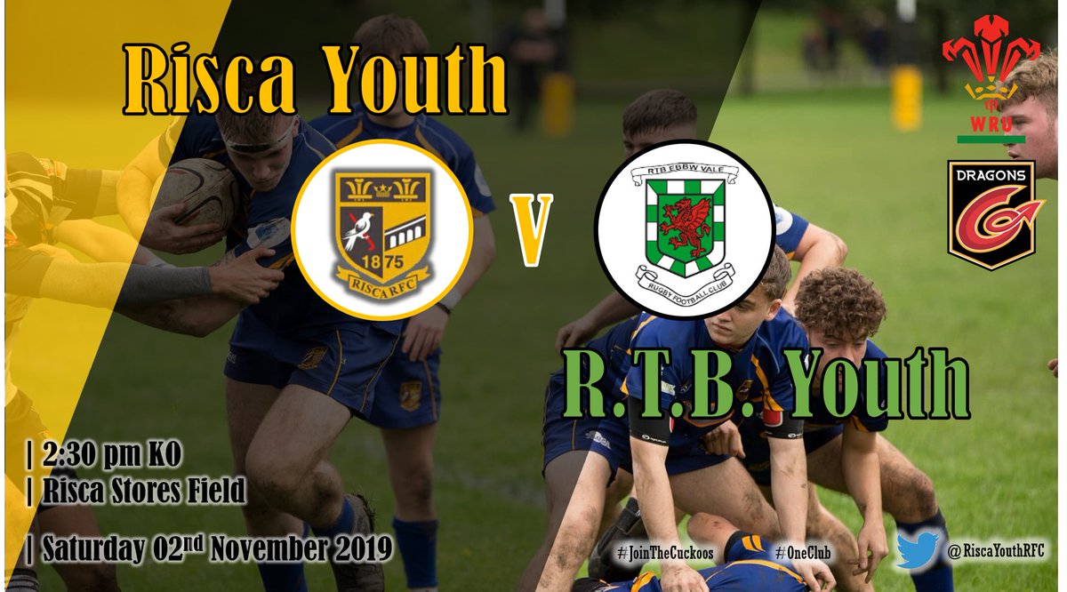 RiscaYouthRFC's tweet photo. NEXT UP!
#GameOn #SupportTheYoof ✌️

🏉 @RTB_YOUTH 
🏆 Dragons DB League
📅 Saturday 2nd November
⏰ 2:30 KO
📍 @RiscaRFC Stores Field
🚘 NP11 6BY

#UppaYoof
🙌🙌🖤💛🖤💛🙌🙌 https://t.co/8cwarv5u8W
