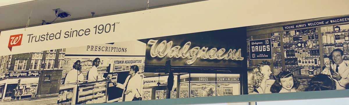 Today I went to <a href="/Walgreens/">Walgreens</a> in my small MO town like usual. The difference today? I looked up and saw new signage with people of color represented and pictured as part of the #walgreens history for the very first time. Thank you for making the change. It didn’t go unnoticed.