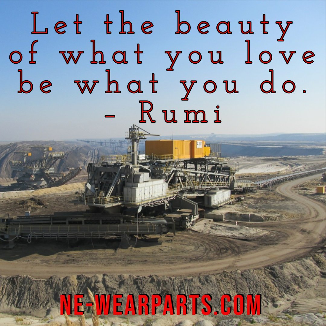 NEWEAPARTS's tweet photo. Do What You Love and have a Great Tuesday! #positivity #Motivation #postive #TuesdayMotivation #garyvee #tonyrobbins #mining #quarry #aggregate #aggregates #newearparts #hardhatlife #hardhats https://t.co/b9quSgZwHn