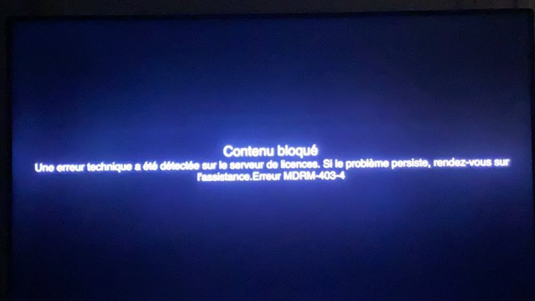 camiller308's tweet photo. @InfoAbonneCanal Bonjour, il y a un soucis sur les épisodes de la nouvelle série La Guerre des Mondes. J’ai ceci comme erreur lors de la lecture de l’épisode 6/7/8 sur Apple TV. Pouvez vous voir d’où vient le problème svp. Merci 🙂 https://t.co/lp4JtfLXhd