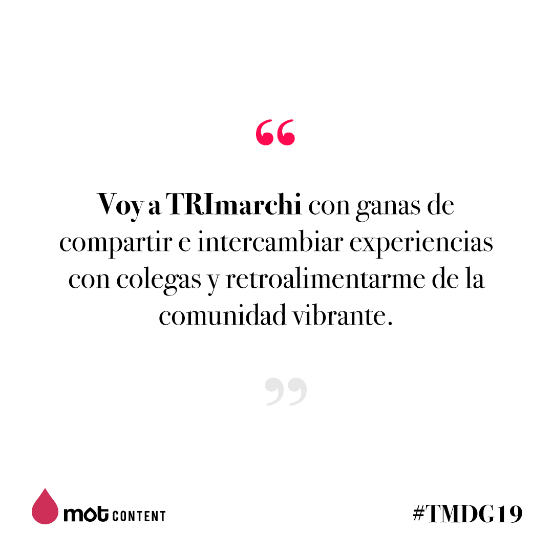 themotcompany's tweet photo. Antes de viajar a #TMDG19 para descubrir #HistoriasInolvidables de artistas que son tendencia en el mundo del #diseño, hablamos con @pepitasandwich para que nos cuente sobre su trabajo y las expectativas de su participación en TRImarchi 🔥 https://t.co/xacw1rC9mj #MOTContent https://t.co/Ovky3AhGgu