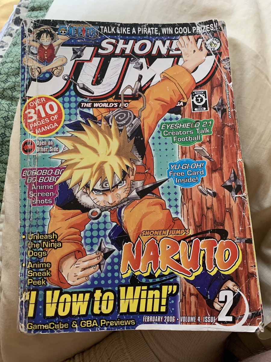 And now I’ve gotten to the chapters of Yu-Gi-Oh! that were included in my first issue of Shonen Jump. Until I finally get an artbook for the series, its nice to own one of Takahashi’s color spreads.