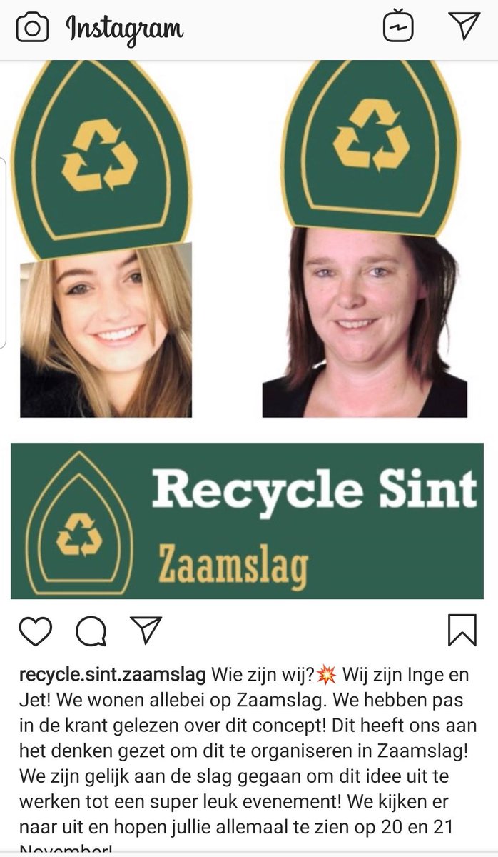 Waarom elk jaar alles nieuw kopen als je ook kunt ruilen? Recycle Sint wil zoveel mogelijk speelgoed een tweede leven geven op de speelgoedruilmarkt. Dit jaar ook in Zaamslag! Lees meer op: instagram.com/recycle.sint.z…

m.facebook.com/events/4694644…