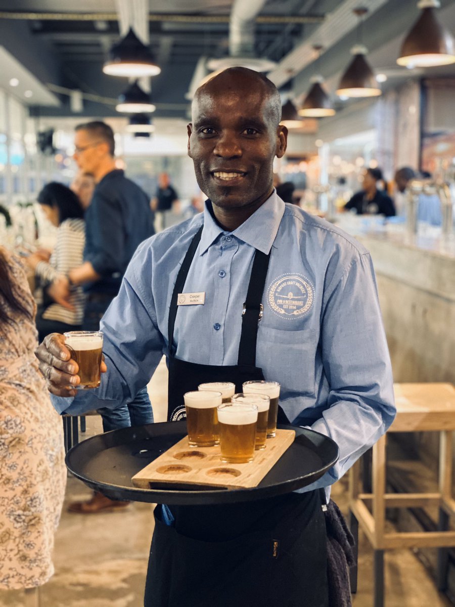 Jumped on a train &amp; headed to the airport for dinner tonight. Got to taste the new summer menu at the only Airport Based Craft Brewery in the Southern Hemisphere. 

What a jol! And the food was amazing plus even more drinks. 

BEST Tuesday ever!!!!

#acbSummerMenu #NomNomNom