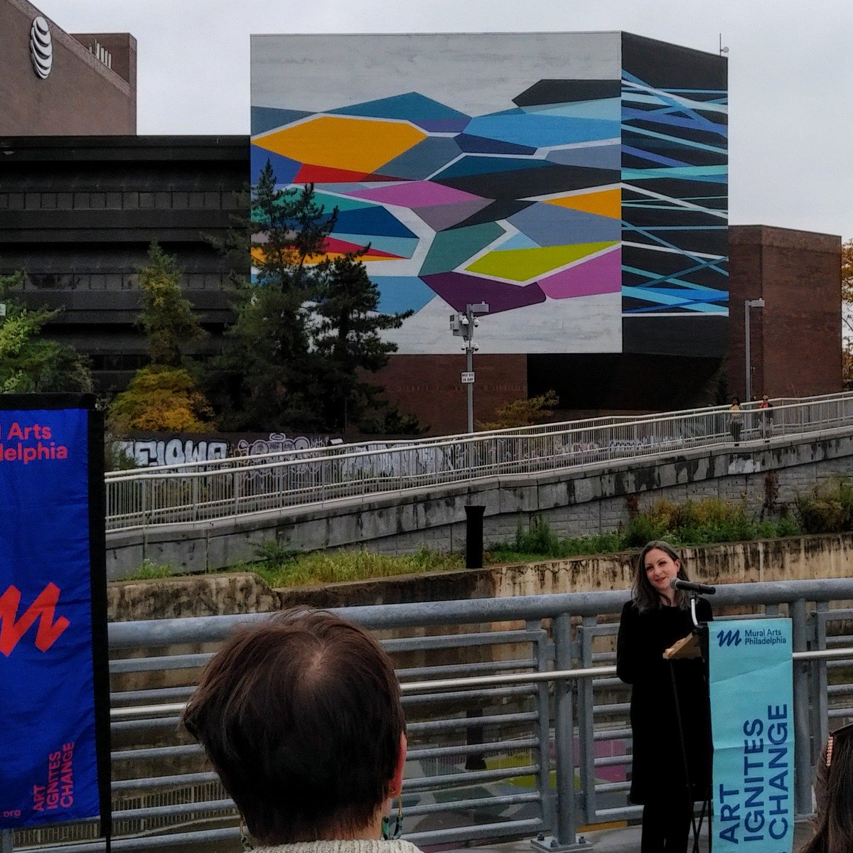 JFD405's tweet photo. #Convergence is officially dedicated and celebrated. @muralarts @ATTimpact @MARCBLAKEMAN @Trisha__Torres @CarolineeeeRose  @OHPA_Cowbell @MariaQSanchez  @BMayerGallery @belltrusk https://t.co/CdYhah9mFB