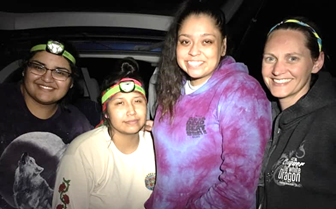 NDEPSCoR's tweet photo. Mandy Guinn @UnitedTribesND leads students in research about bats. 

The students are learning about bat habitats and migration in ND, and "the students know they are part of a larger endeavor that is important to the state’s ecology” #BatWeek2019 #Nodak

https://t.co/aFqPGm64uK https://t.co/lvPWN1m8le