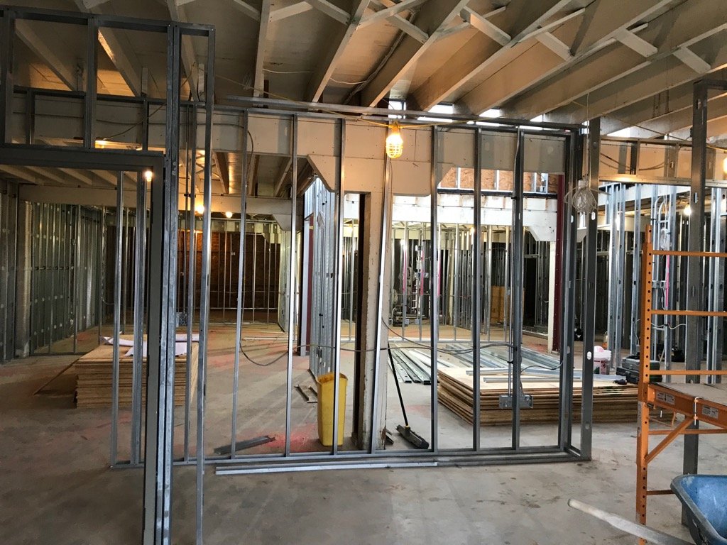 Red5Const's tweet image. We are busy building out office space in the 10th &amp;amp; Main building located across from Thaden School, near downtown Bentonville. For leasing information contact @NewmarkMTP 

#red5construction #officespace #bentonville