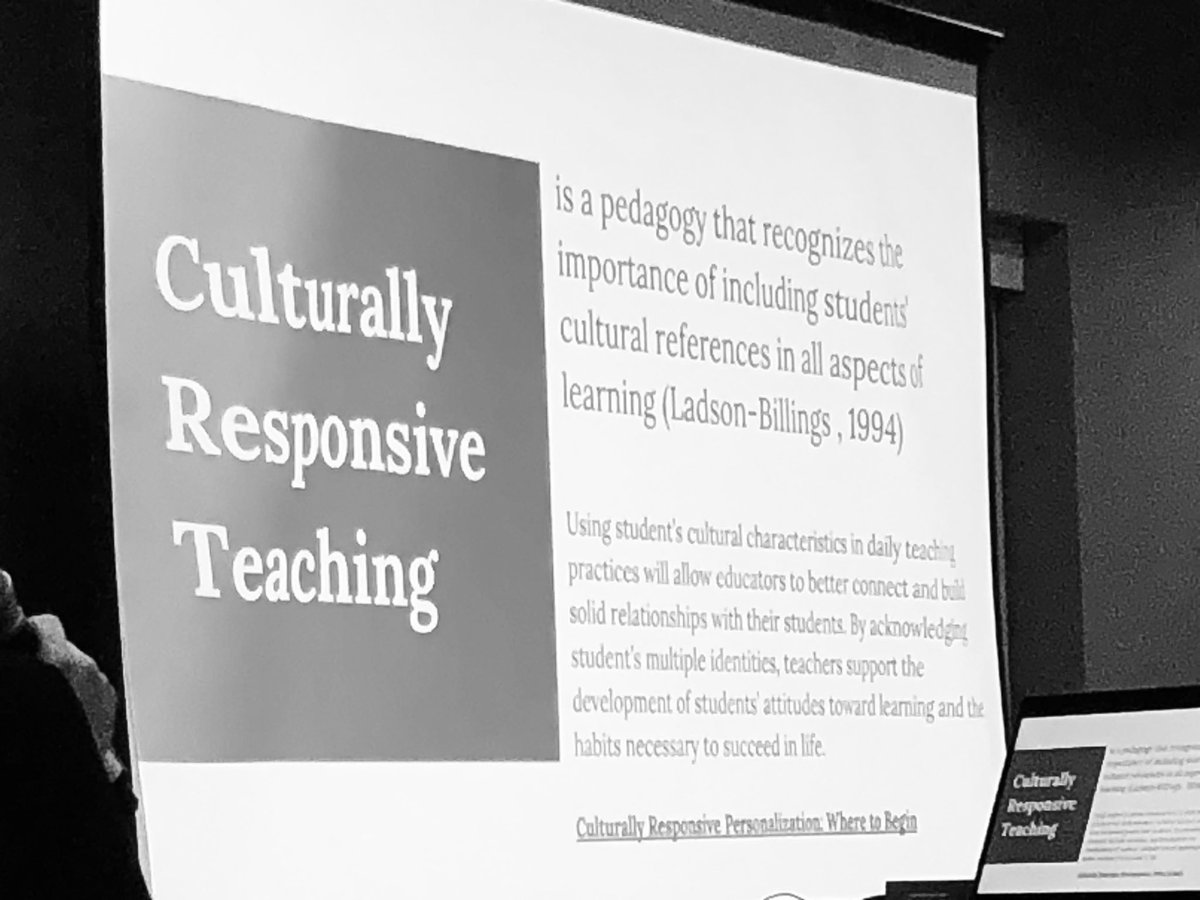 SigridOlsonVT's tweet image. Culturally responsive teaching is rigorous and relevant @equityinst #iNACOL19